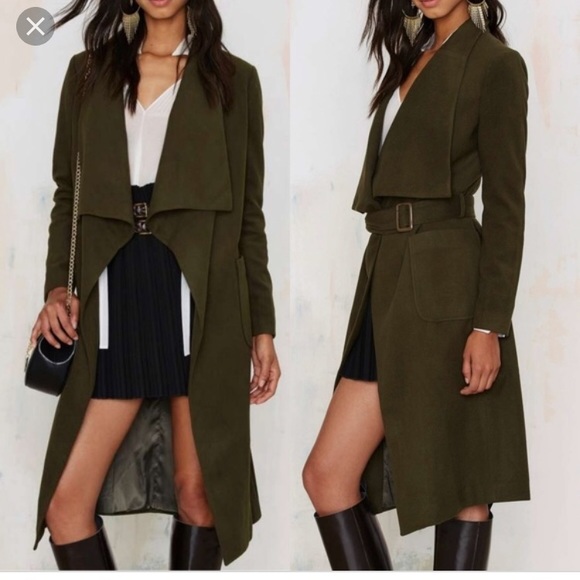 lioness Jackets & Blazers - Lioness waterfall trench coat